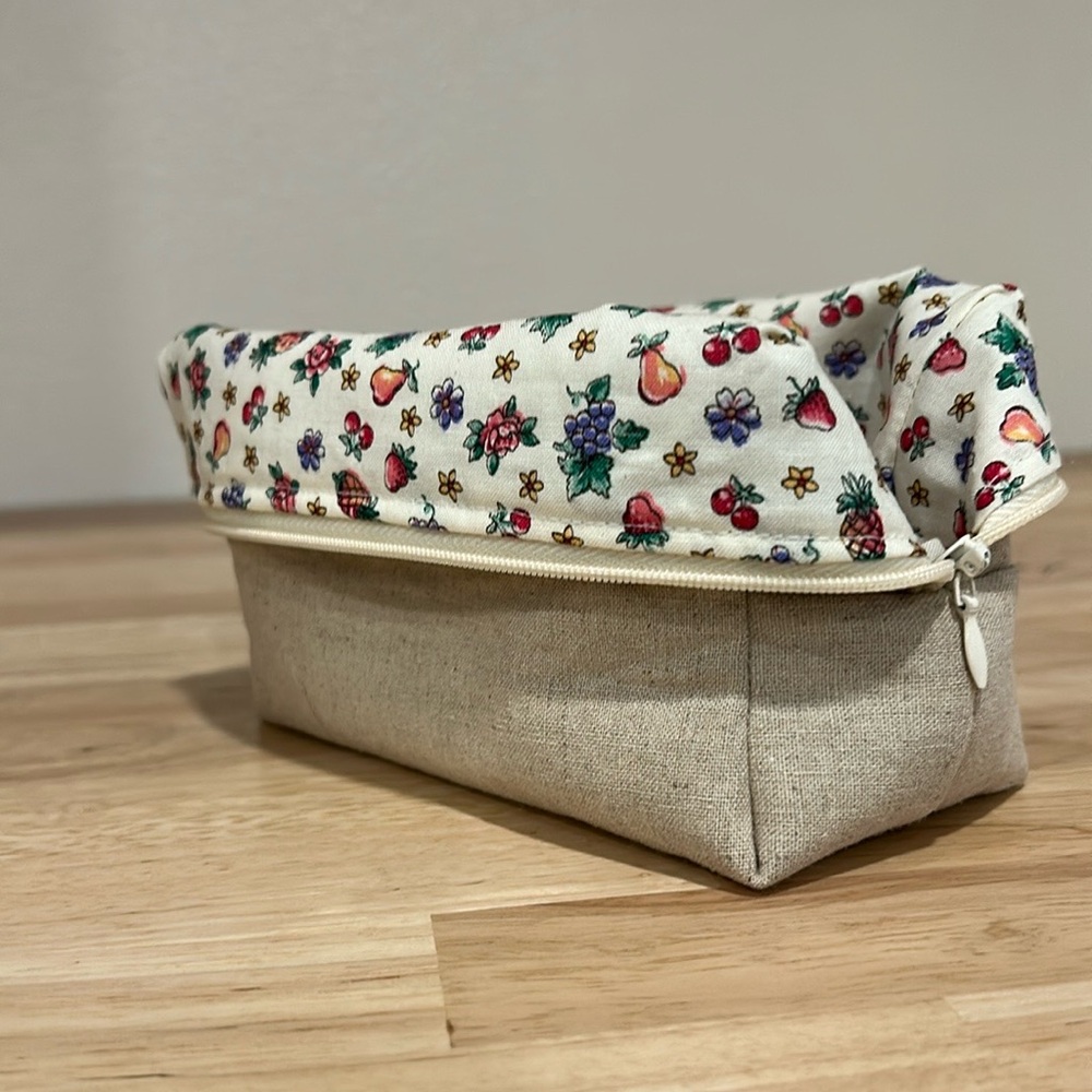 Handmade Makeup Bag made with imported fabrics from Japan